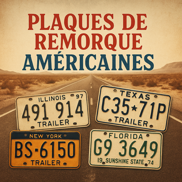 Plaques d’immatriculation de remorques (Trailer Plates)