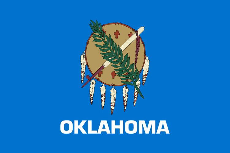 Plaques d’immatriculation de l'OKLAHOMA