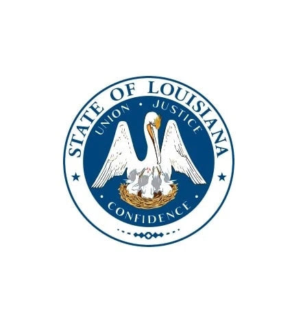 Plaques d’immatriculation de la LOUISIANA