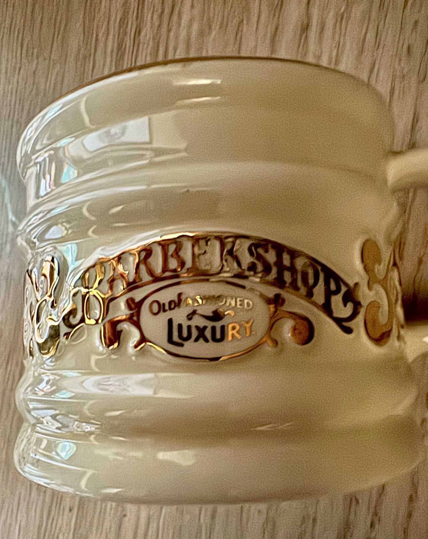 🪒 Set de Rasage Vintage – Mug Williams USA + Blaireau Bois – Style Barbershop Américain