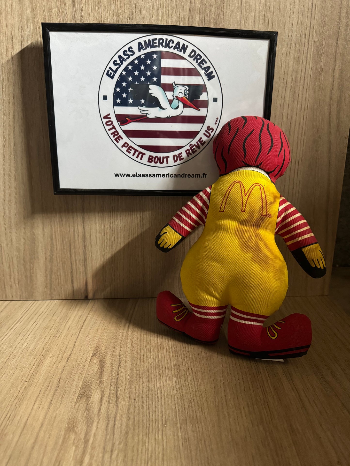 Peluche Vintage Ronald McDonald – McDonald's USA – Années 84 – Collector