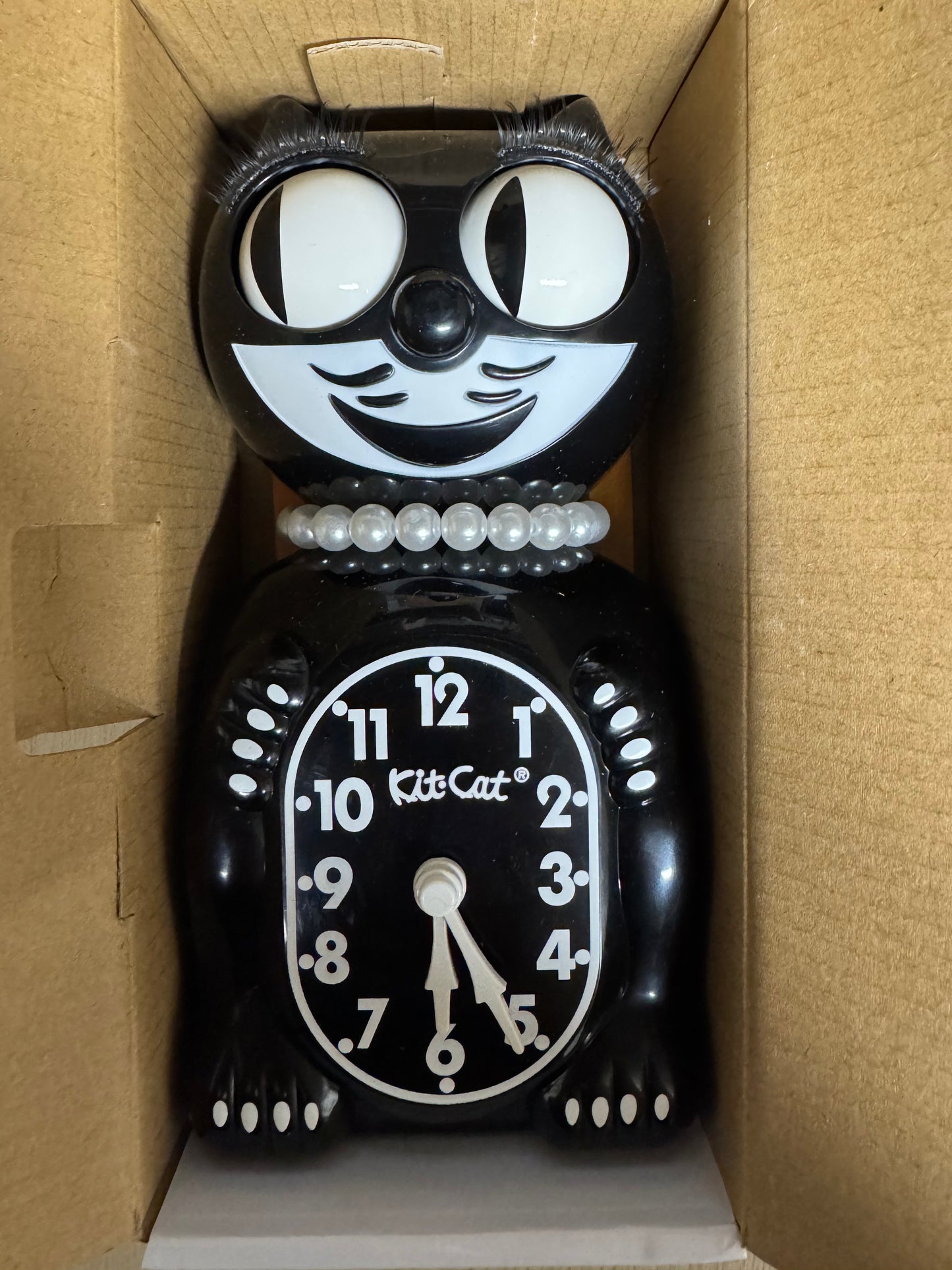 Véritable Lady Kit-Cat Klock® – Édition Limitée "Classic Black" (Modèle LBC-1)