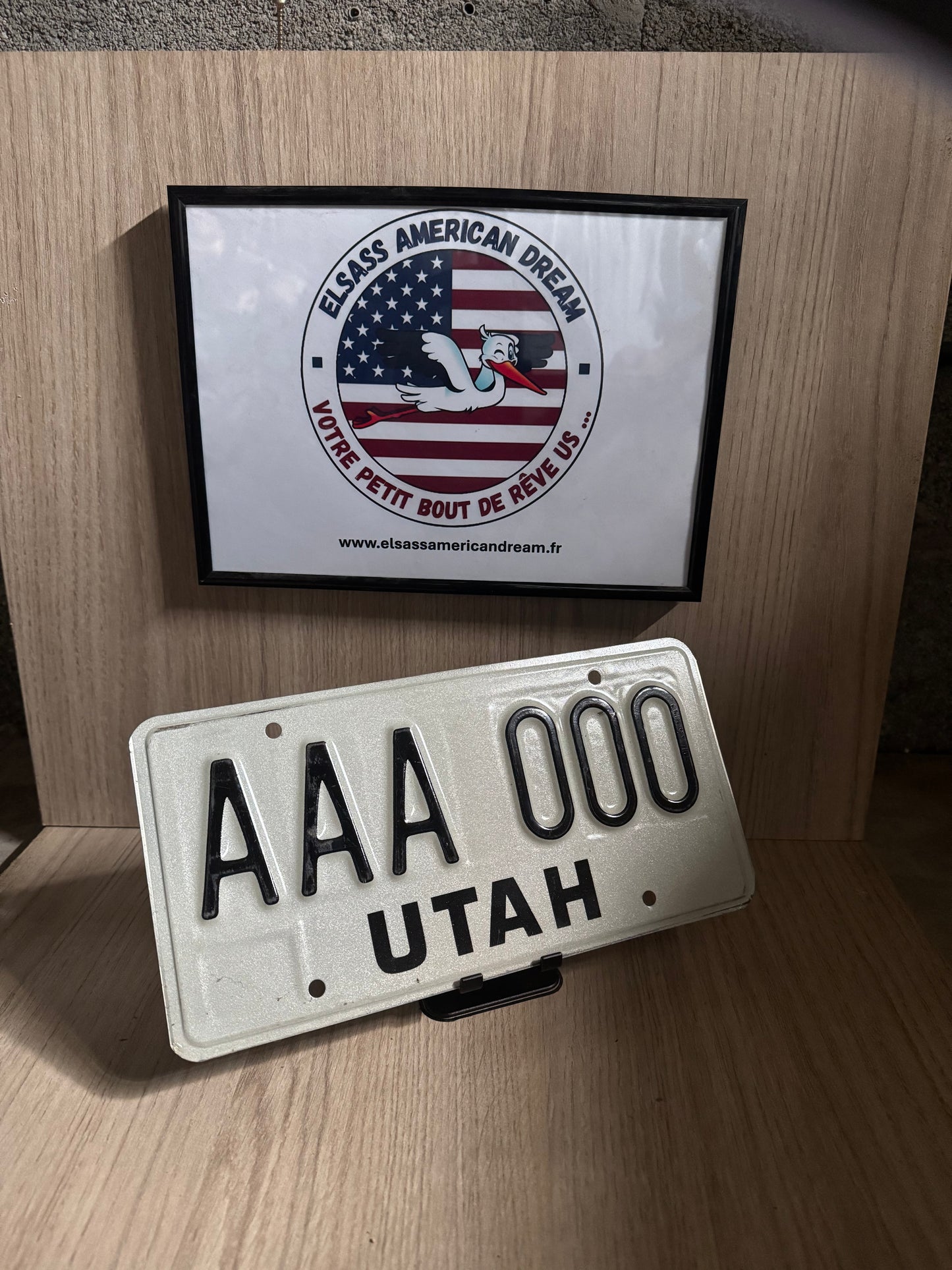 Plaque de démonstration UTAH - AAA 000 -Produit très Rare