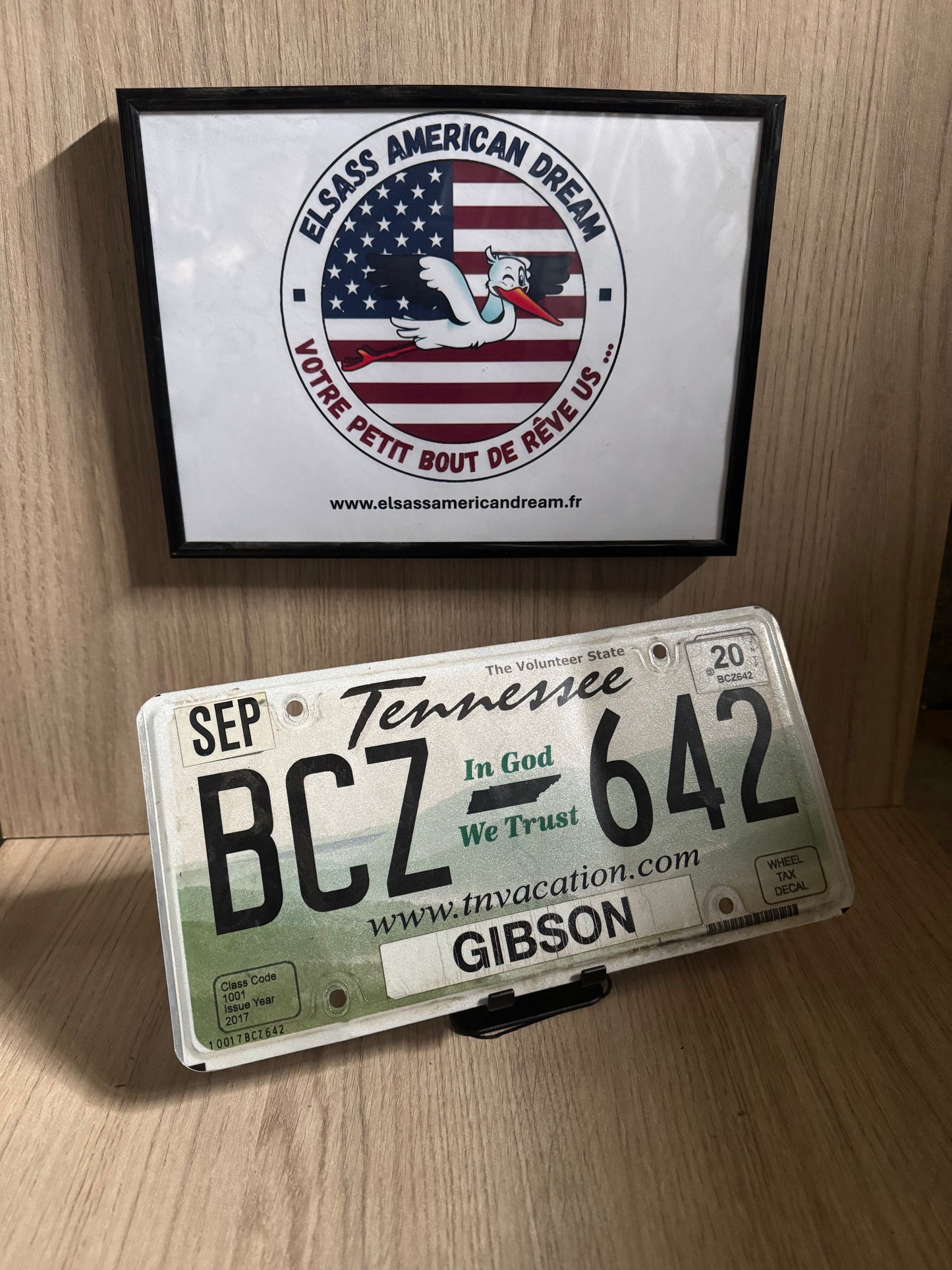 Tennessee BCZ 642 Comté de GIBSON