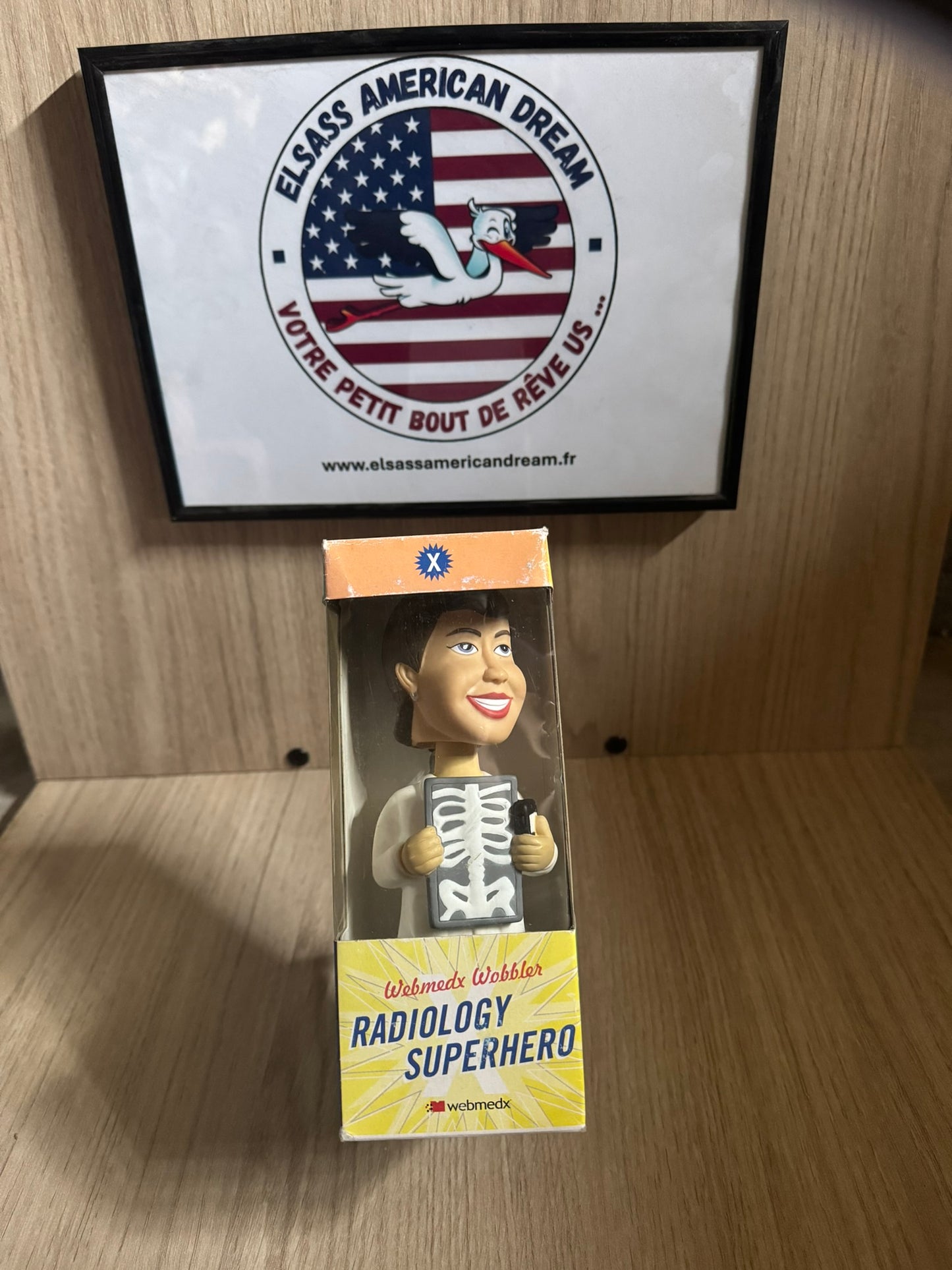 Figurine WebMedx Wobbler Radiology Superhero – Tête Ressort