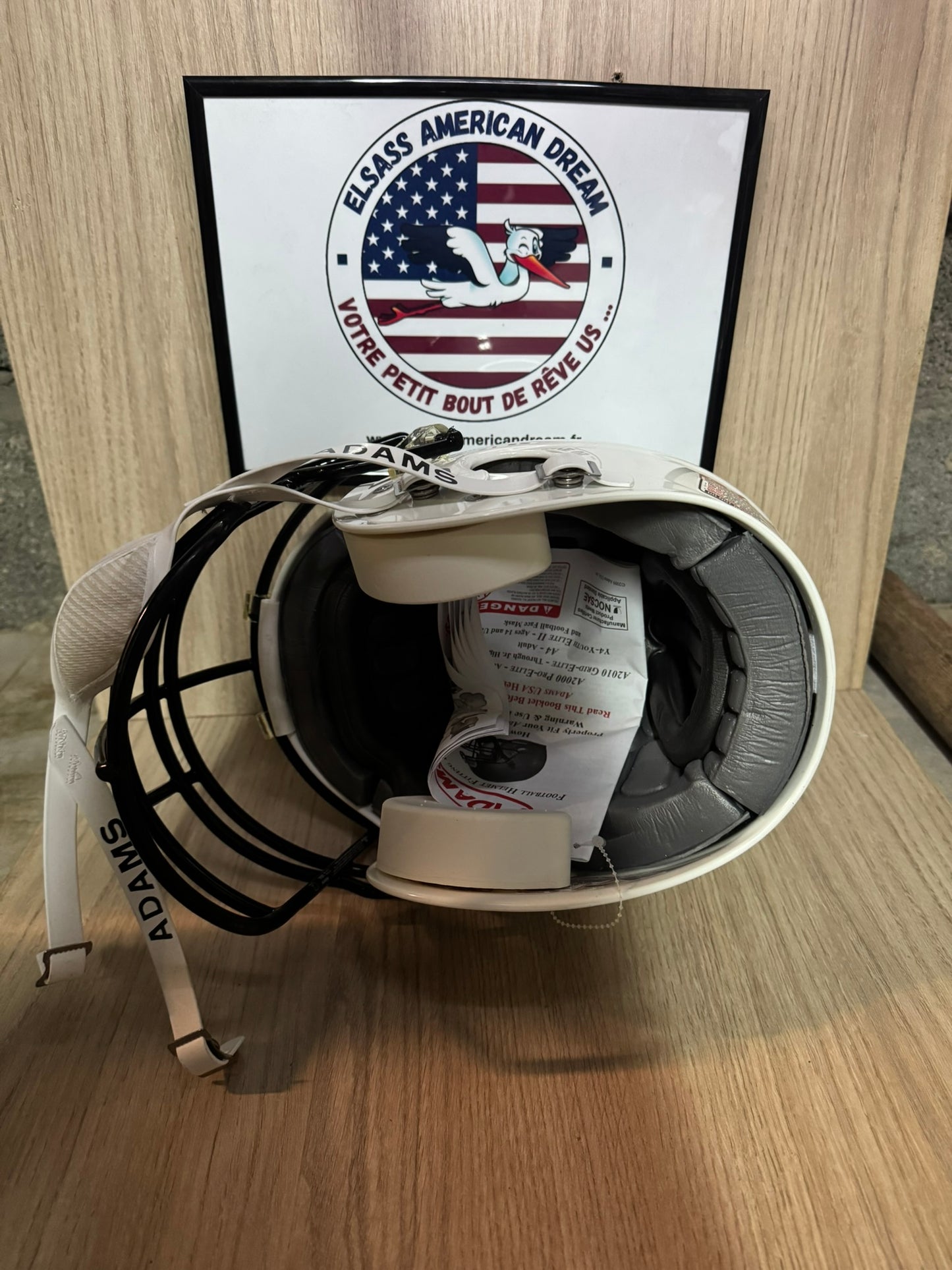 🏈 Casque de Football US – Adams Pro Elite A2010 Grid 🇺🇸 ( Pièce rare)