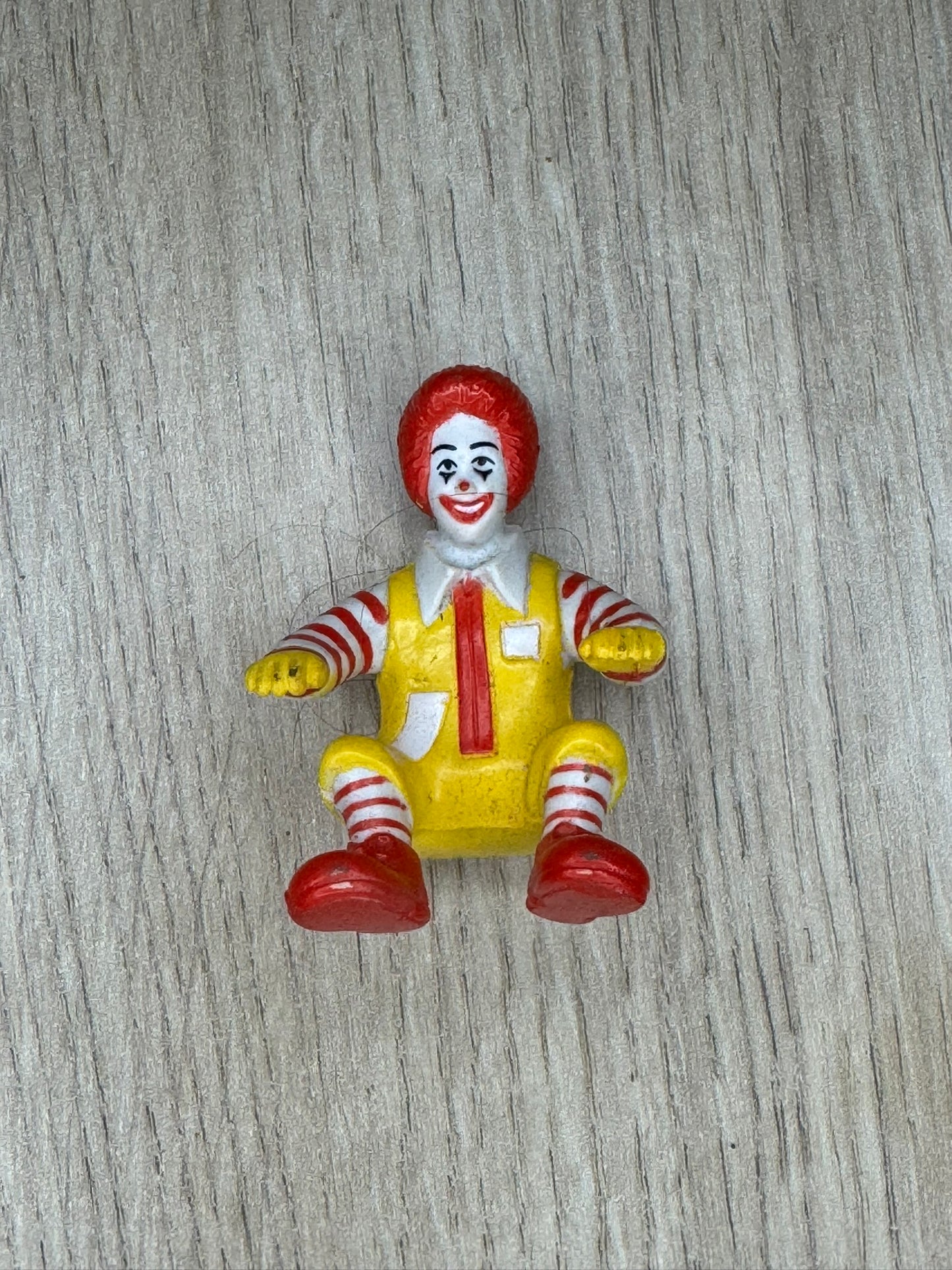 Figurine Vintage Ronald McDonald Accroupi / Mobile - Jouet Happy Meal McDonald's Rétro