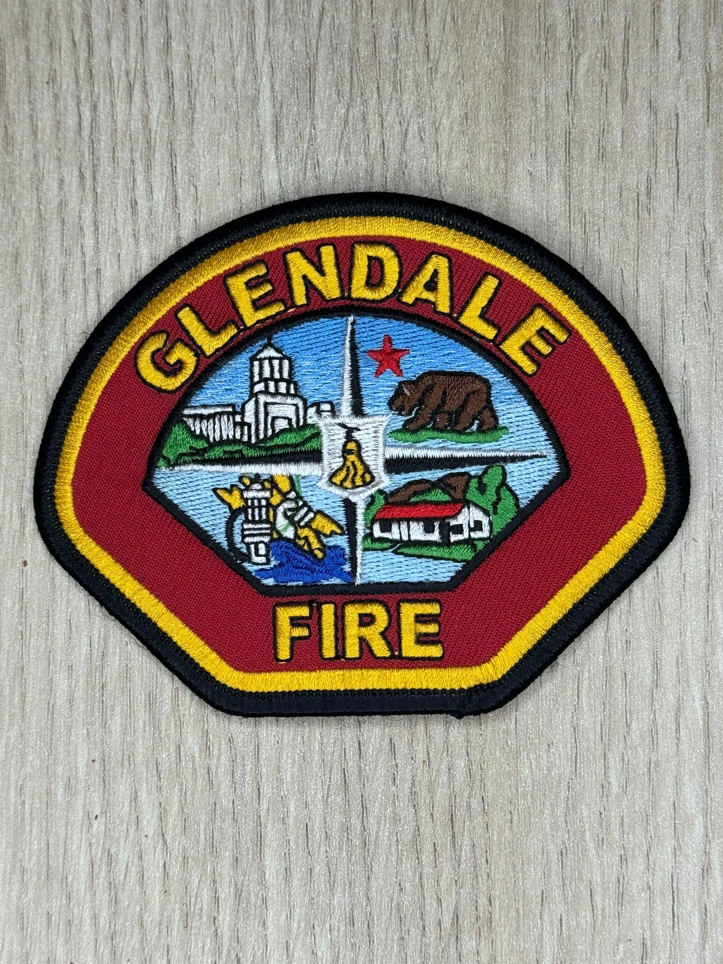 Écusson Brodé "Glendale Fire Department" (GFD) - Californie - Collection