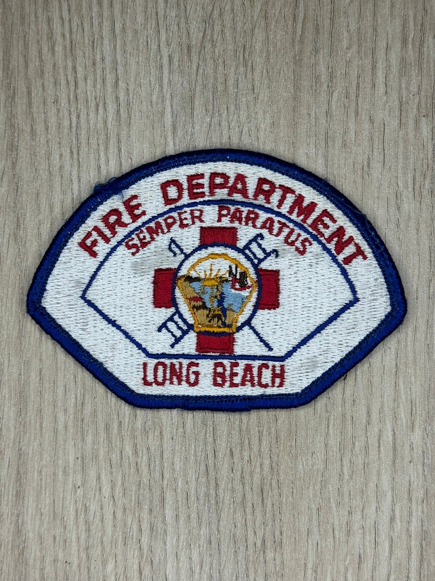 Écusson Brodé "Long Beach Fire Department" (LBFD) - Californie - Vintage