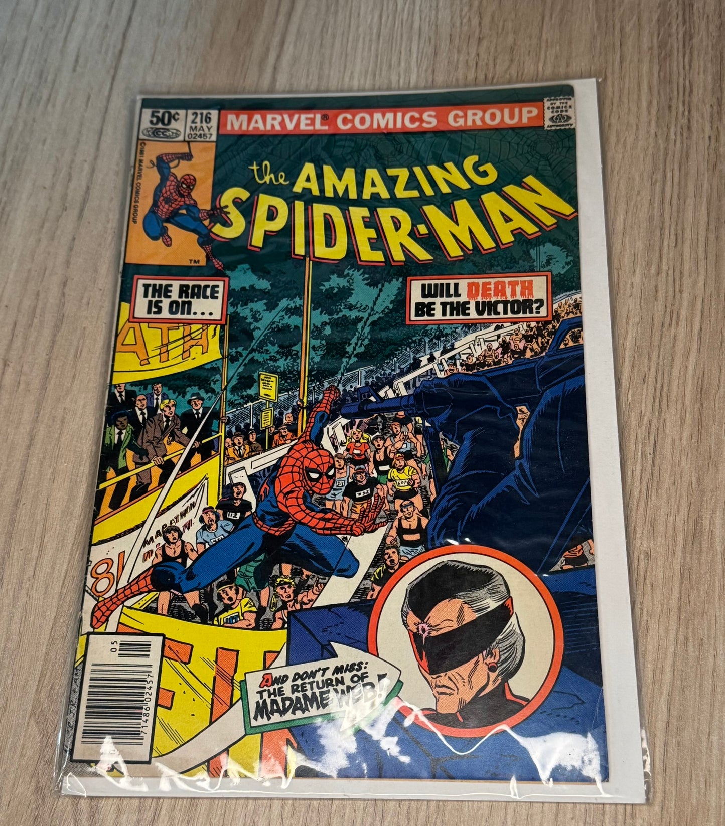 Comic Book Marvel "The Amazing Spider-Man #216" (Mai 1981) - Vintage