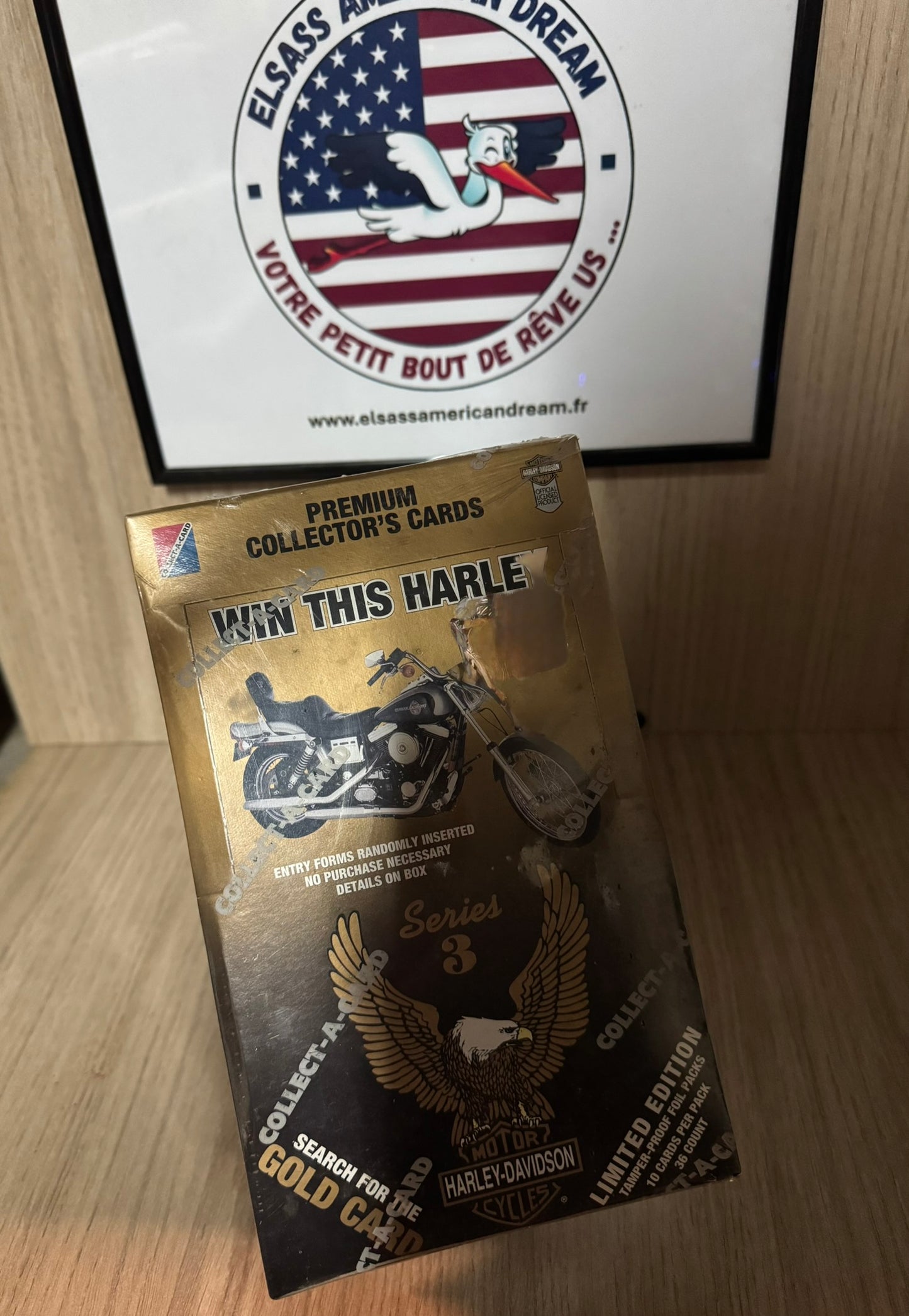 Boîte Scellée Cartes à Collectionner Harley-Davidson - Série 3 (1993) - Vintage