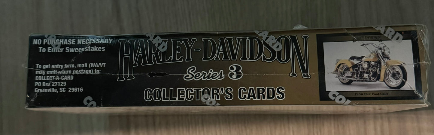 Boîte Scellée Cartes à Collectionner Harley-Davidson - Série 3 (1993) - Vintage