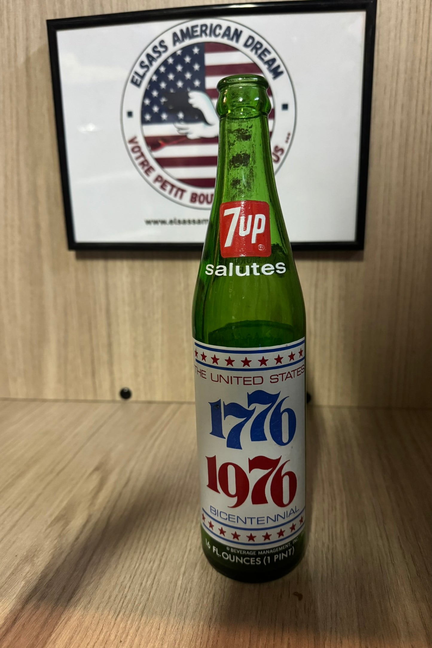 Bouteille Commémorative Vintage 7UP "Liberty Bell" - Bicentenaire US (1976)