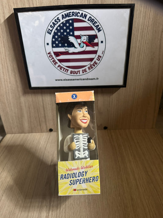Figurine WebMedx Wobbler Radiology Superhero – Tête Ressort
