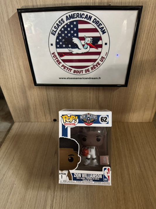 🏀 Funko Pop! NBA #62 – Zion Williamson (New Orleans Pelicans)