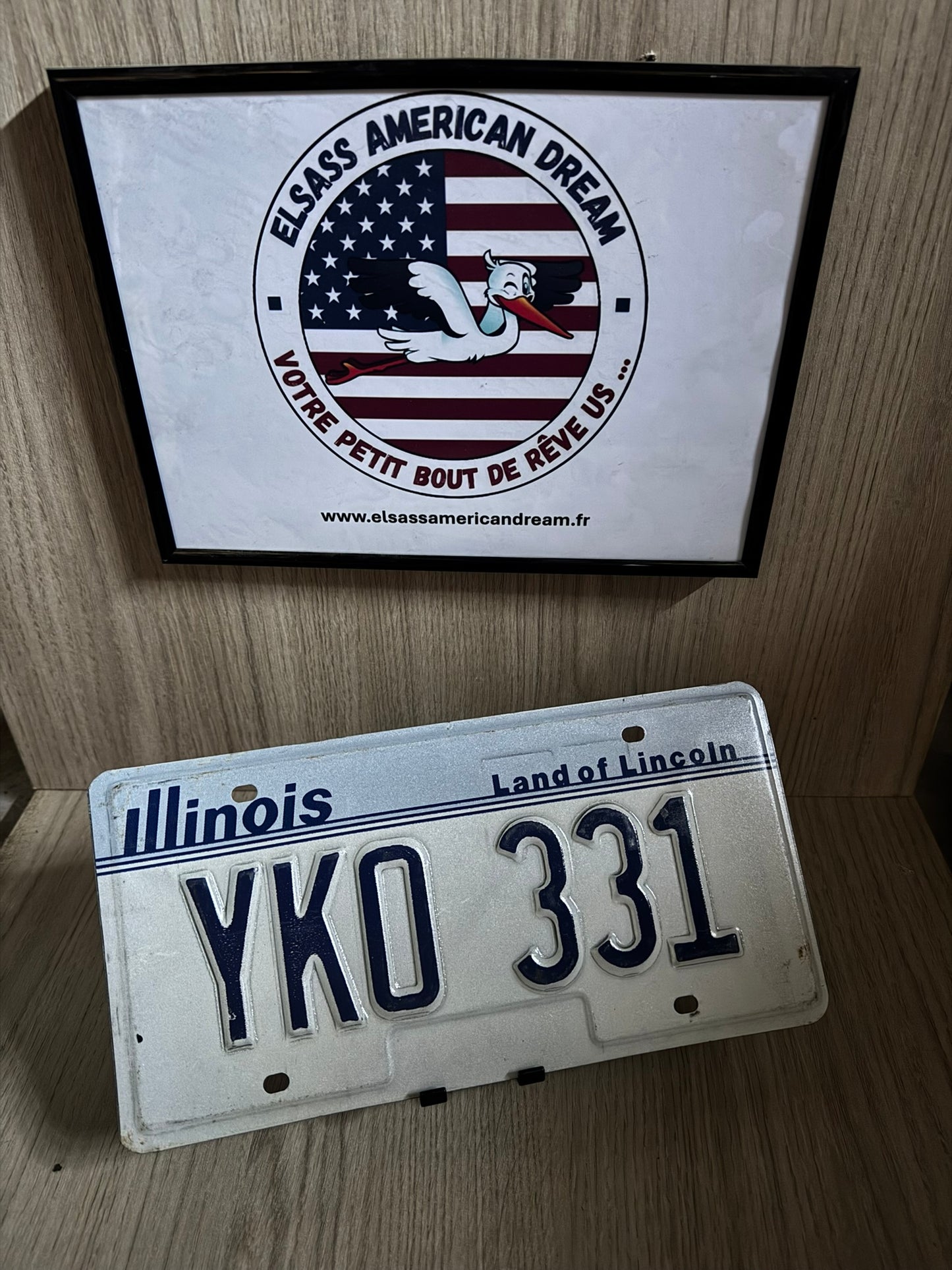 Plaque d’immatriculation Illinois – YK0331