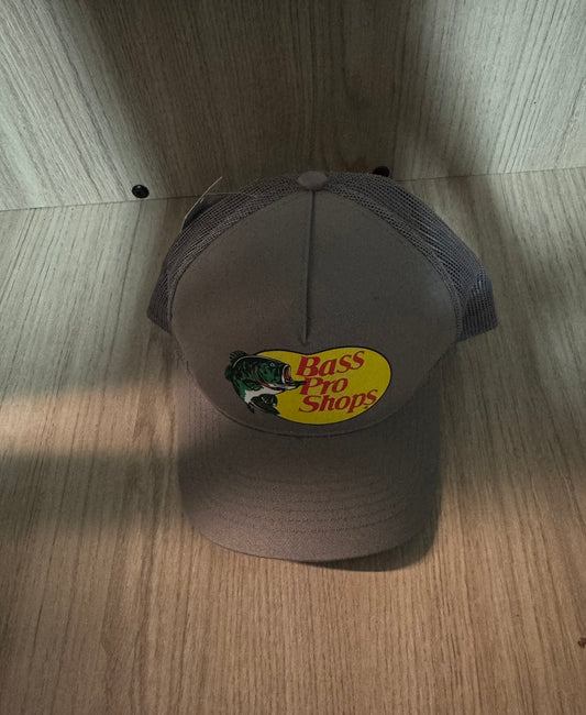Casquette Trucker Bass Pro Shops – Grise- Filet – USA Style Vintage
