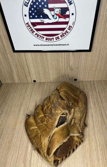 Gant de Baseball Vintage – Modèle Classique en Cuir (Années 40/50)