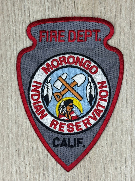 Écusson Brodé Sapeurs-Pompiers "Morongo Indian Reservation Fire Dept." - Californie - Rare