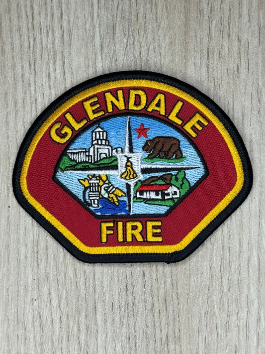 Écusson Brodé "Glendale Fire Department" (GFD) - Californie - Collection