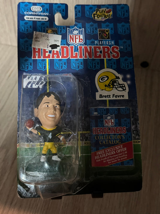Figurine NFL "Headliners" - Brett Favre #4 - Green Bay Packers (Vintage 1996)
