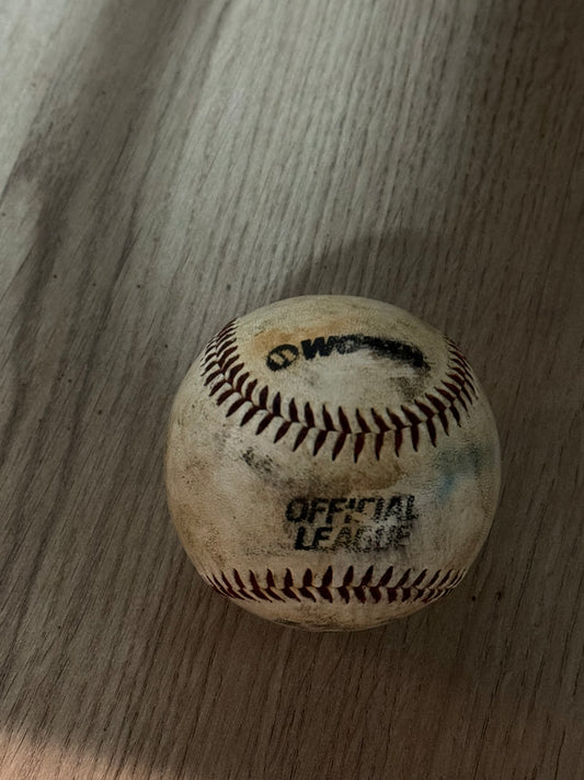 Balle de Baseball Vintage "Official League" - Authentique Balle de Jeu Rétro