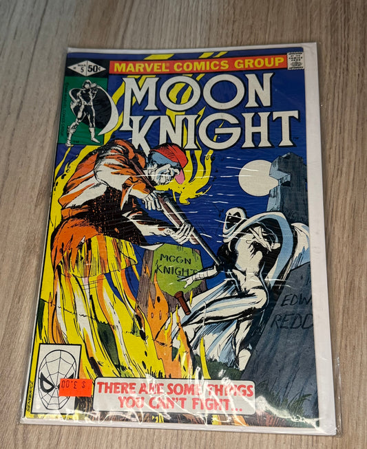 Comic Book Marvel "Moon Knight #5" (Mars 1981) - Vintage - Collection