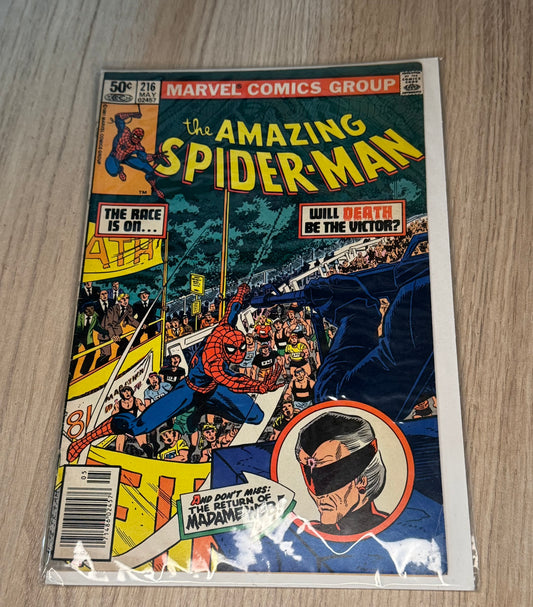 Comic Book Marvel "The Amazing Spider-Man #216" (Mai 1981) - Vintage