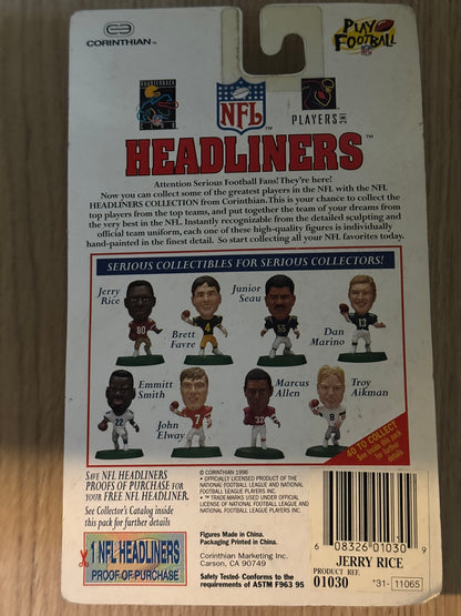 Figurine NFL "Headliners" - Jerry Rice #80 - San Francisco 49ers (Vintage)
